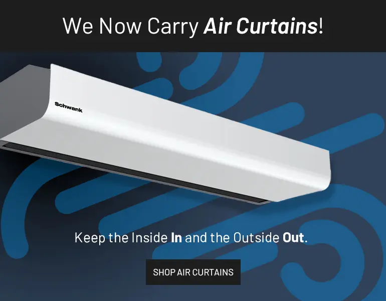 we now carry air curtains
